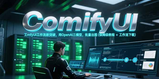 ComfyUI工作流新突破，用OpenAI三模型，批量出图(保姆级教程+工作流下载-云推网创项目库