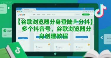 谷歌浏览器分身登陆多个抖音号，谷歌浏览器分身创建教程-云推网创项目库