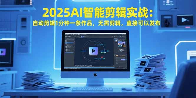 2025AI智能剪辑实战：自动剪辑1分钟一条作品，无需剪辑，直接可以发布-云推网创项目库