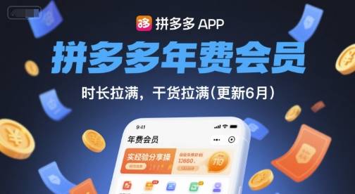 拼多多年费会员，实经验分享操，时长拉满，干货拉满(更新7月)-云推网创项目库
