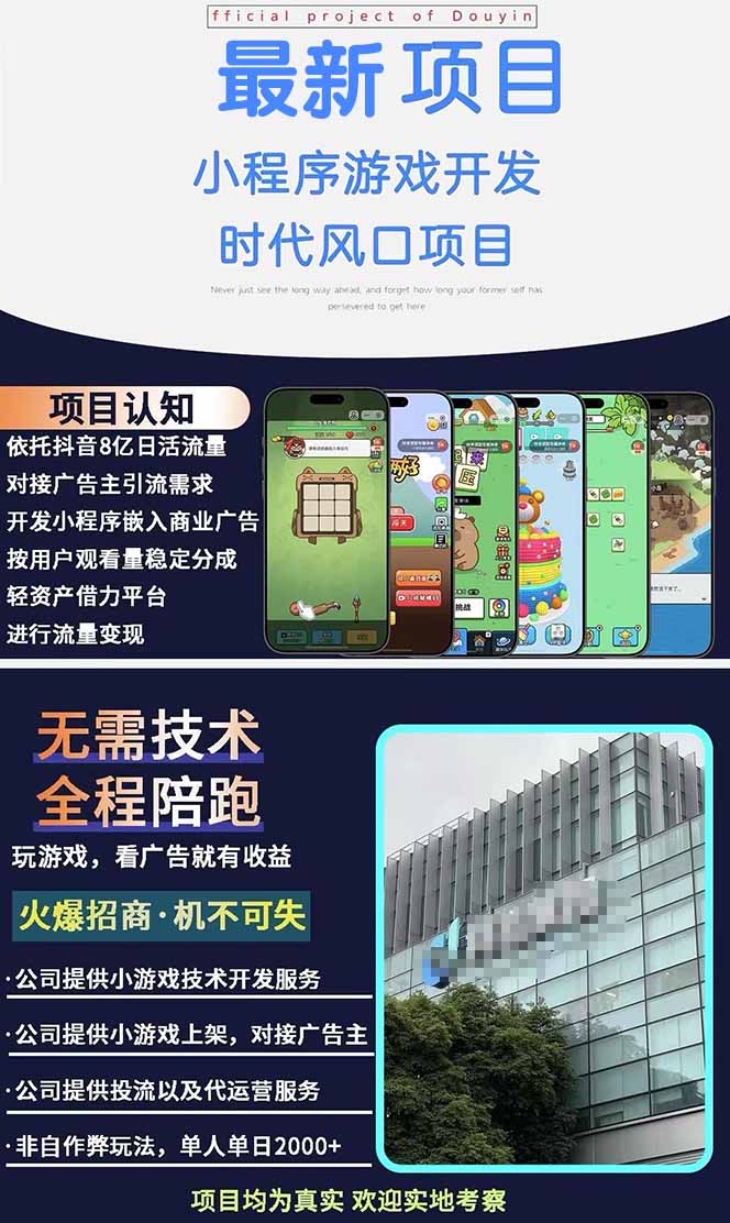 图片[1]-2025最热抖音项目 Ai时代风口项目小程序游戏开发 实测单个游戏日收入1800+-云推网创项目库