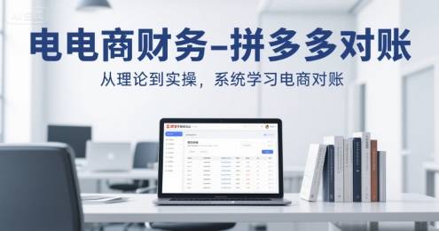 电商财务-拼多多对账，从理论到实操，系统学习电商对账-云推网创项目库