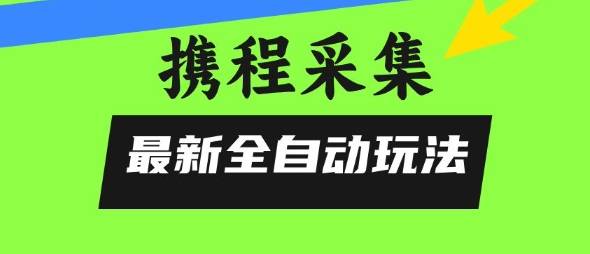 携程信息采集全自动玩法，0风控，无脑开干【揭秘】-云推网创项目库