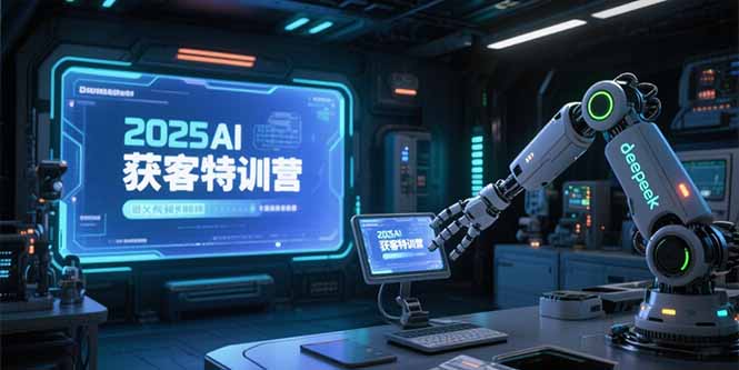 2025AI获客特训营，AI图文视频全制作，deepseek工具实操教学-云推网创项目库
