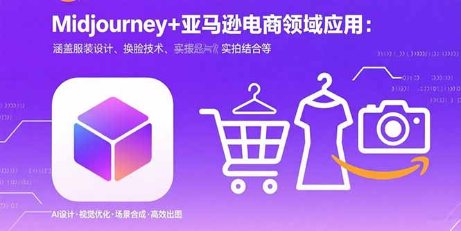 Midjourney+电商领域商业应用：涵盖服装设计、换脸技术、实拍结合等-云推网创项目库