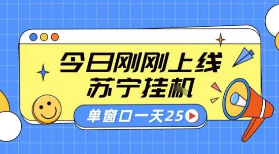 苏宁全自动采集挂G项目 稳定可批量 单窗口收益30+ 附教程【揭秘】-云推网创项目库
