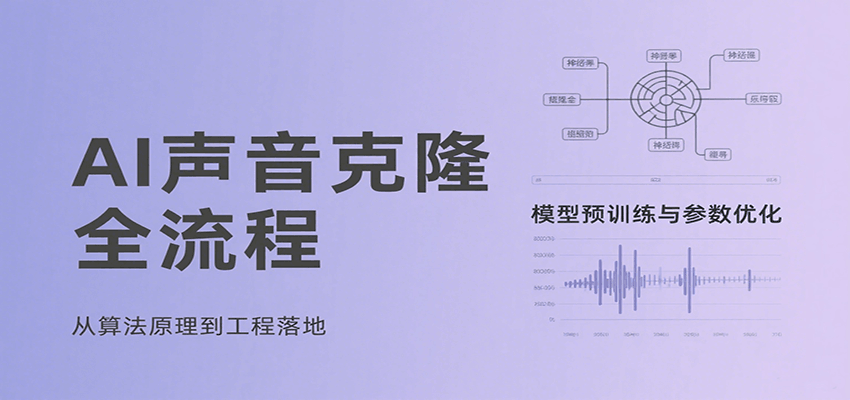 AI声音克隆全流程，基础概念到实战应用，3秒极速声音复刻、模型预训练、云端部署等-云推网创项目库