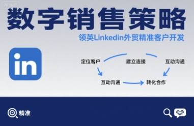 数字销售策略领英LinkedIn外贸精准客户开发-云推网创项目库