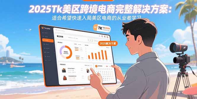 2025Tk美区跨境电商完整解决方案：适合希望快速入局美区电商的从业者学习-云推网创项目库