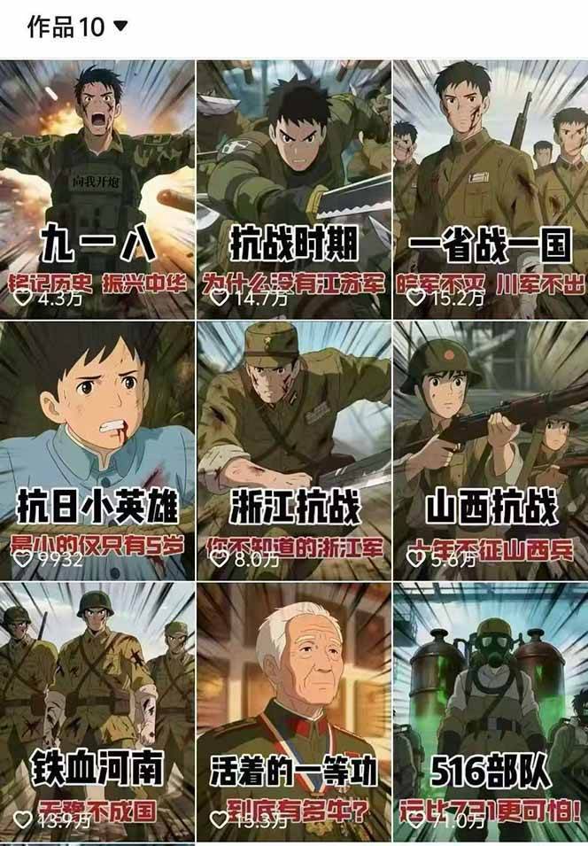 图片[2]-动漫历史类视频制作全流程，学文案撰写、分镜提示词，掌握动漫图生成+抠图配音剪辑-云推网创项目库