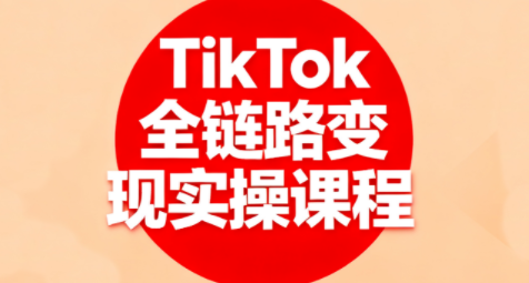小杨老师·TikTok全链路变现实操课程-云推网创项目库