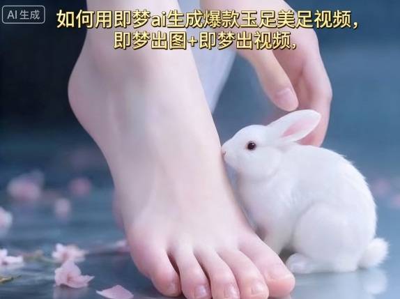 如何用即梦ai生成爆款玉足美足视频，即梦出图+即梦出视频，快速涨粉-云推网创项目库