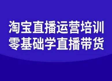 淘宝直播运营培训-零基础学会直播卖货-云推网创项目库