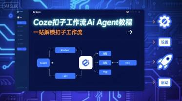Coze扣子工作流Ai Agent教程，一站解锁扣子工作流-云推网创项目库
