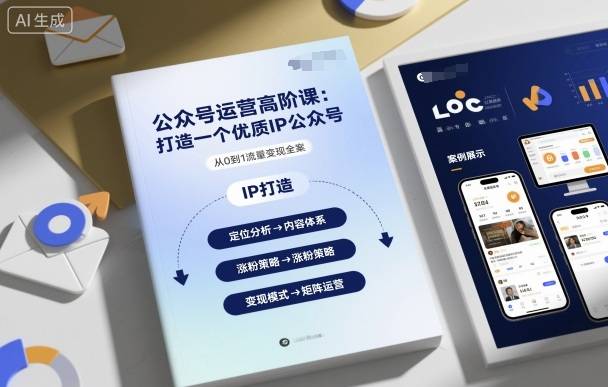 公众号运营高阶课，打造一个优质IP公众号-云推网创项目库
