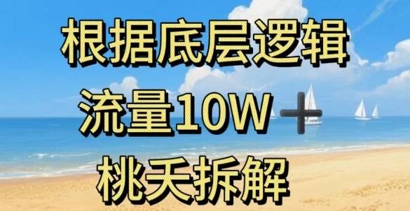 据底层逻辑，流量10W+，以安全知识科普为例-云推网创项目库