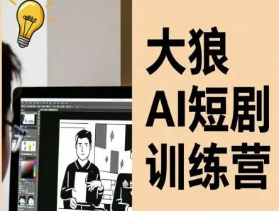 大狼AI短剧训练营-短剧课程(更新中)-云推网创项目库