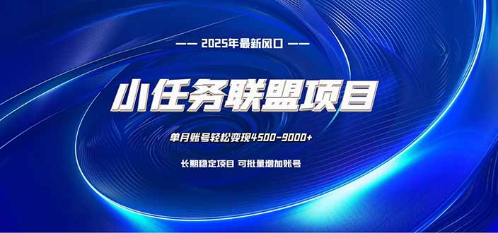 小任务联盟项目:一台电脑每天只需10分钟,轻松简单稳定-云推网创项目库
