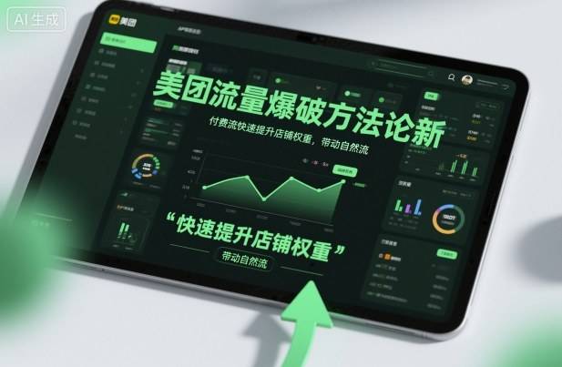 美团流量爆破方法论，付费流快速提升店铺权重，带动自然流-云推网创项目库