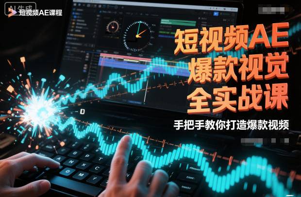 短视频AE爆款视觉全实战课，手把手教你打造爆款视频-云推网创项目库