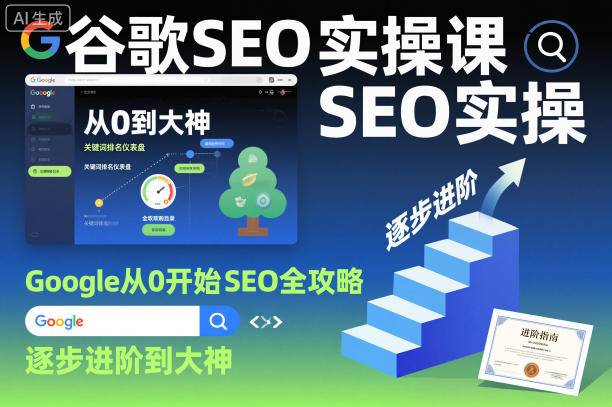 谷歌SEO实操课，Google从0开始SEO全攻略，逐步进阶到大神-云推网创项目库
