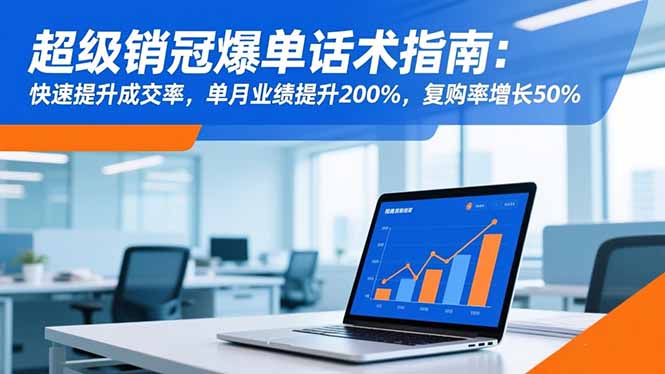 超级销冠爆单话术指南:快速提升成交率,单月业绩提升200%,复购率增长50%-云推网创项目库