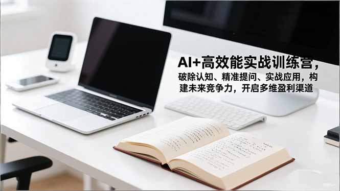 AI+高效能实战训练营,破除认知、精准提问、实战应用,构建未来竞争力,开启多维盈利渠道-云推网创项目库
