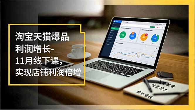 淘宝天猫爆品利润增长-11月线下课,免费流量、付费放大、费比管控,实现店铺利润倍增-云推网创项目库