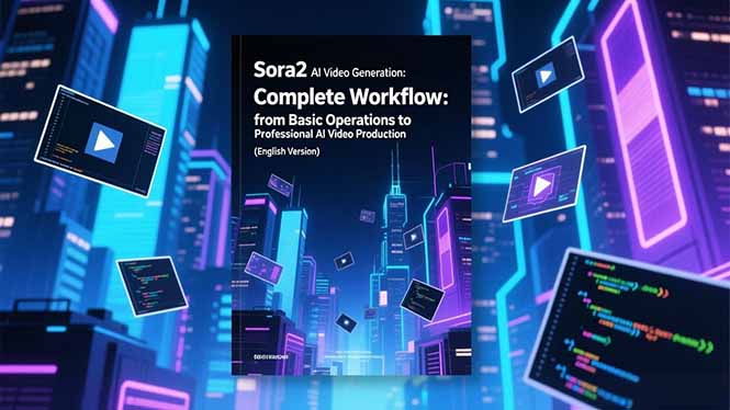 Sora2 AI视频生成的系统教程(英文版-云推网创项目库