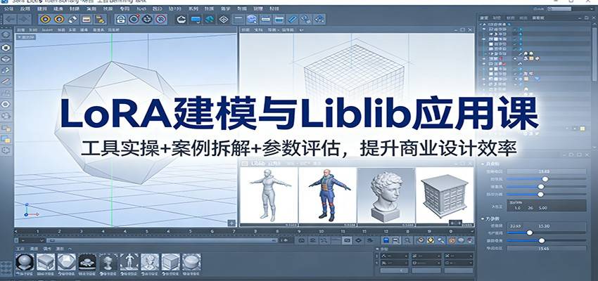 LoRA建模与Liblib应用课：工具实操+案例拆解+参数评估，提升商业设计效率-云推网创项目库