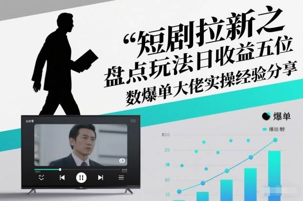 短剧拉新之盘点玩法日收益五位数爆单大佬实操经验分享-云推网创项目库