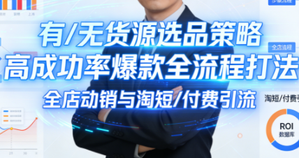 子鹏讲电商·淘宝私家班(更新12月)-云推网创项目库