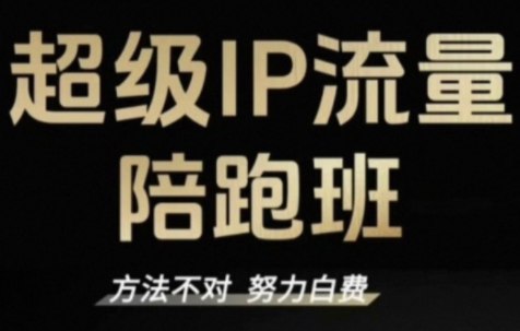 阿昱老师·超级IP流量陪跑班-云推网创项目库