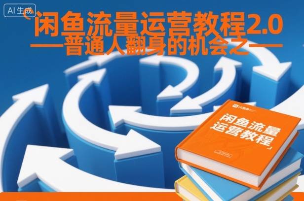 闲鱼流量运营教程2.0——普通人翻身的机会之一-云推网创项目库