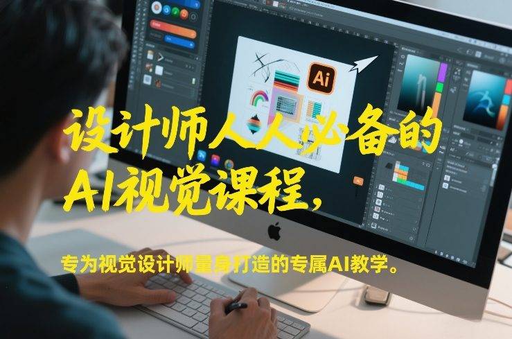 设计师人人必备的AI视觉课程,专为视觉设计师量身打造的专属AI教学-云推网创项目库
