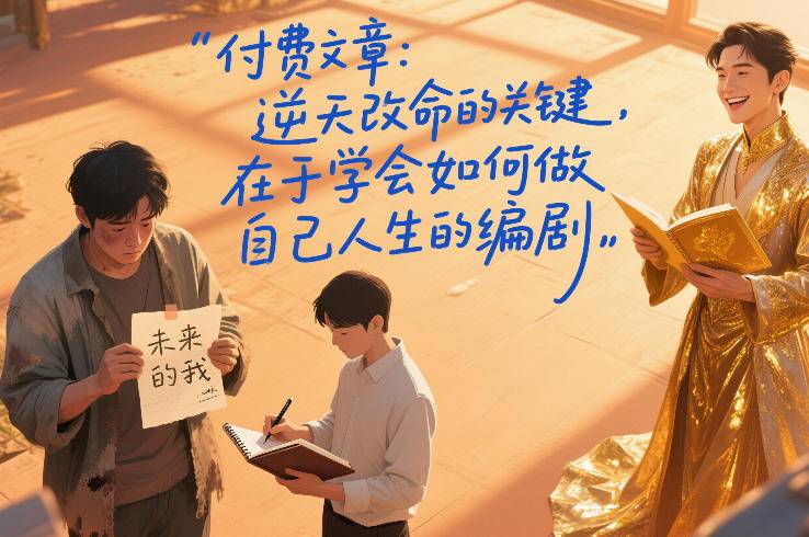 付费文章：逆天改命的关键，在于学会如何做自己人生的编剧-云推网创项目库