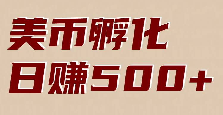 美币孵化项目：电脑全自动挂机赚美金，小白轻松上手-云推网创项目库