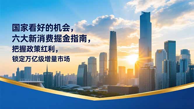 某付费文章：国家看好的机会，六大新消费掘金指南，把握政策红利，锁定万亿级增量市场-云推网创项目库