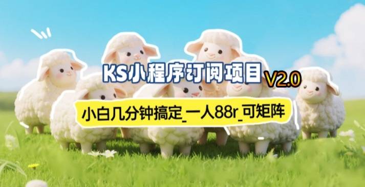 【新一期】小程序订阅_小白几分钟70-80r，可矩阵(已测到账)-云推网创项目库