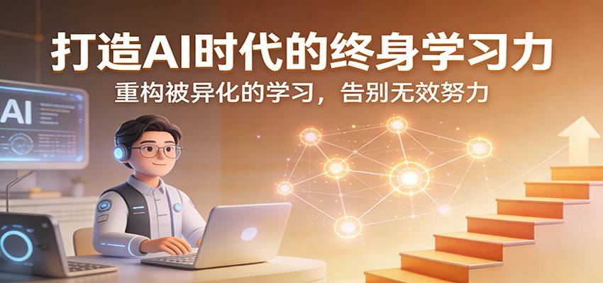 打造AI时代的终身学习力:重构被异化的学习,告别无效努力-云推网创项目库