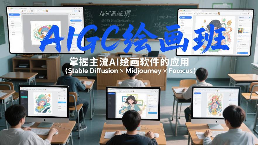 AIGC绘画班，掌握主流Ai绘画软件的应用(Stable Diffusion x Midjourney x Fooocus)-云推网创项目库
