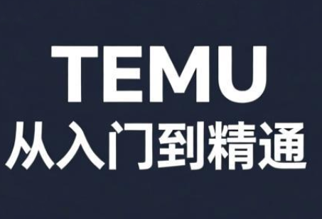 跨境麦冬·TEMU从入门到精通-云推网创项目库