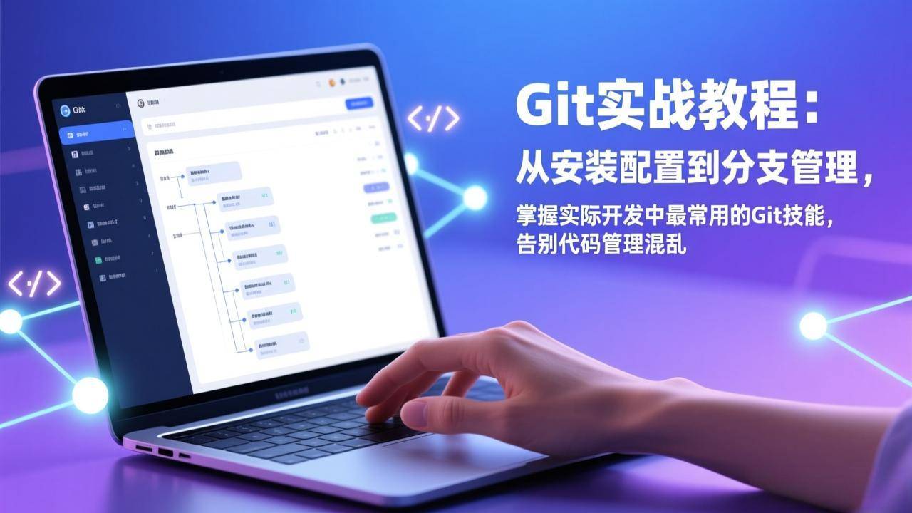 Git实战教程：从安装配置到分支管理，掌握实际开发中最常用的Git技能，告别代码管理混乱-云推网创项目库