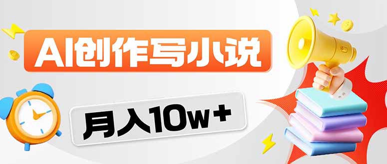 2026风口项目AI写小说 轻松实现月入10w+-云推网创项目库