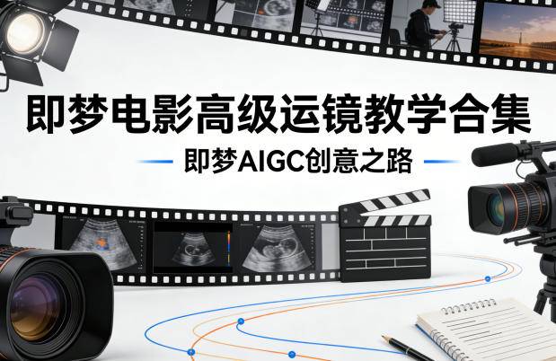 即梦电影高级运镜教学合集,即梦AIGC创意之路-云推网创项目库