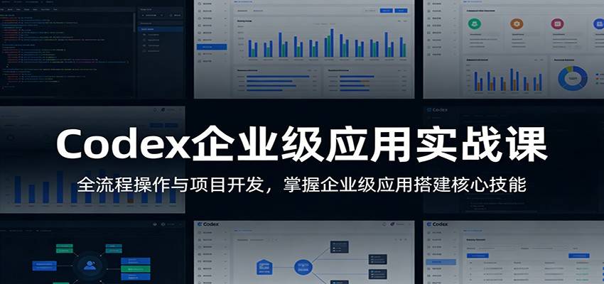 Codex企业级应用实战课：全流程操作与项目开发，掌握企业级应用搭建核心技能-云推网创项目库