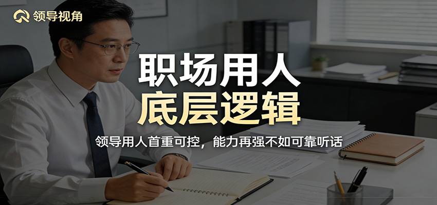 公众号付费文章：职场用人底层逻辑，领导用人首重可控，能力再强不如可靠听话-云推网创项目库