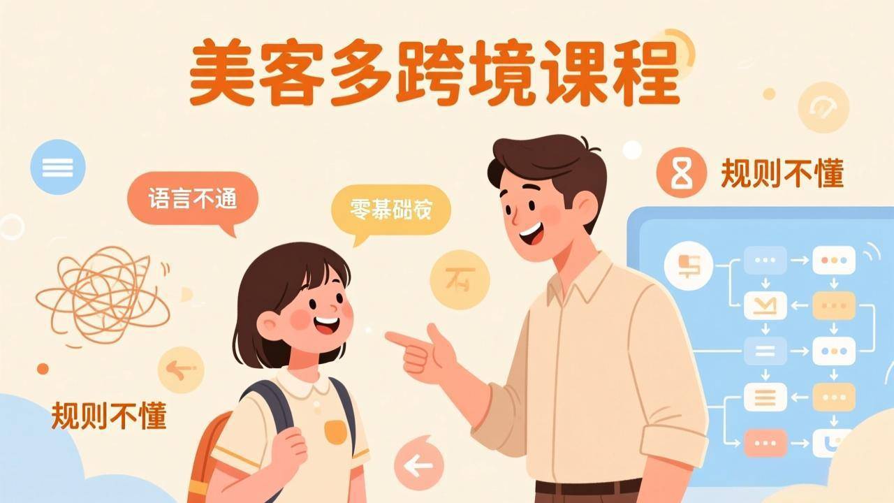 怕语言不通、怕不懂规则？零基础小白也能做的美客多跨境课，手把手带你美客多开店稳赚-云推网创项目库