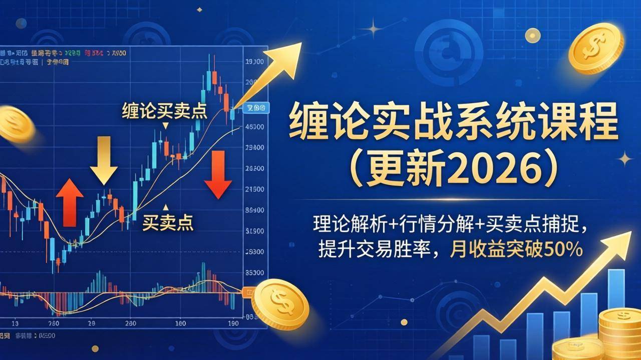 缠论实战系统课程(更新26年4月-云推网创项目库