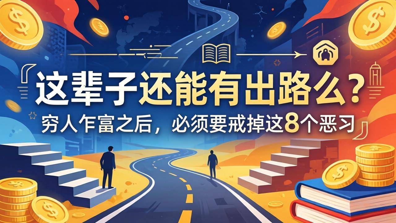 关于人生两篇付费文章【这辈子还能有出路么？】【穷人乍富之后，必须要戒掉这8个恶习】-云推网创项目库